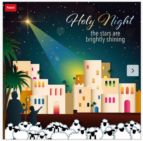 BETHLEHEM CHRISTMAS CARDS PACK OF 10  