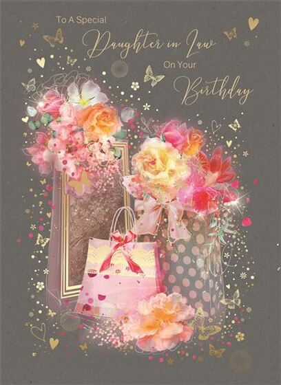 DAUGHTER IN LAW BIRTHDAY CARD DAUGHTER IN LAW BIRTHDAY CARD