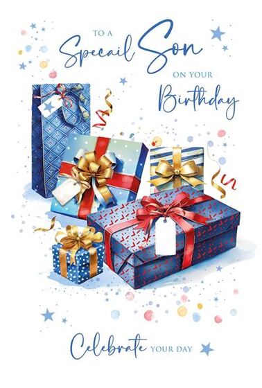 TO A SPECIAL SON GREETINGS CARD