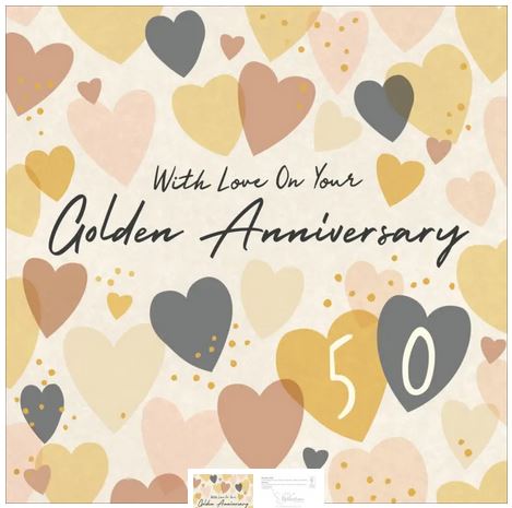 GOLDEN ANNIVERSARY CARD