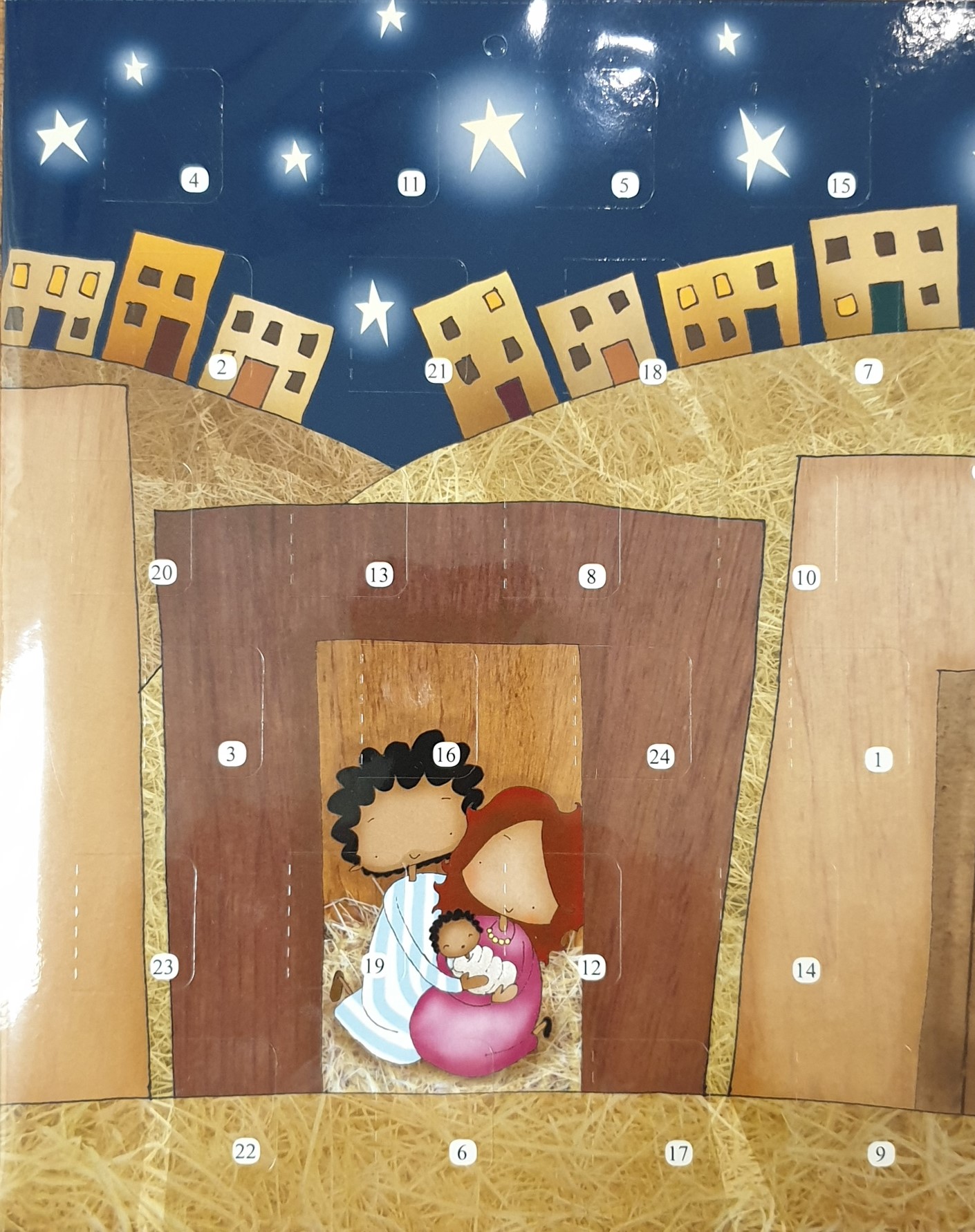 MARY & JOSEPH A4 ADVENT CALENDAR