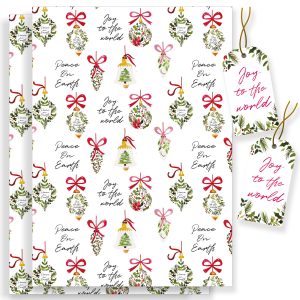 BAUBLES CHRISTMAS GIFT WRAP BAUBLES CHRISTMAS GIFT WRAP