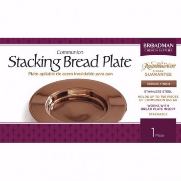 STACKING BREAD PLATE BRONZE