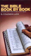 THE BIBLE BOOK BY BOOK