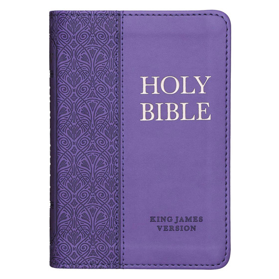 KJV MINI BIBLE PURPLE