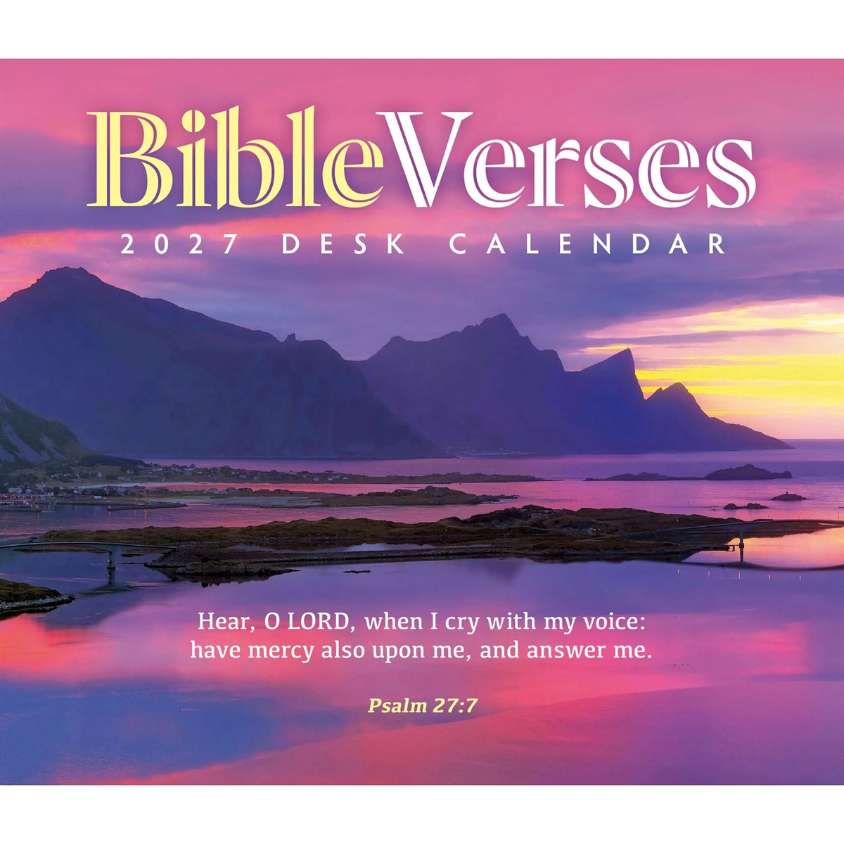 BIBLE VERSES DESK CALENDAR 2027