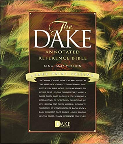 KJV DAKE LARGE PRINT REFERENCE BIBLE KJV DAKE LARGE PRINT REFERENCE BIBLE