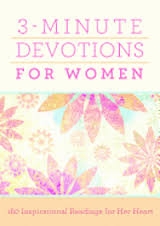 3 MINUTE DEVOTIONS FOR WOMEN