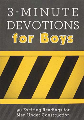 3 MINUTE DEVOTIONS FOR BOYS