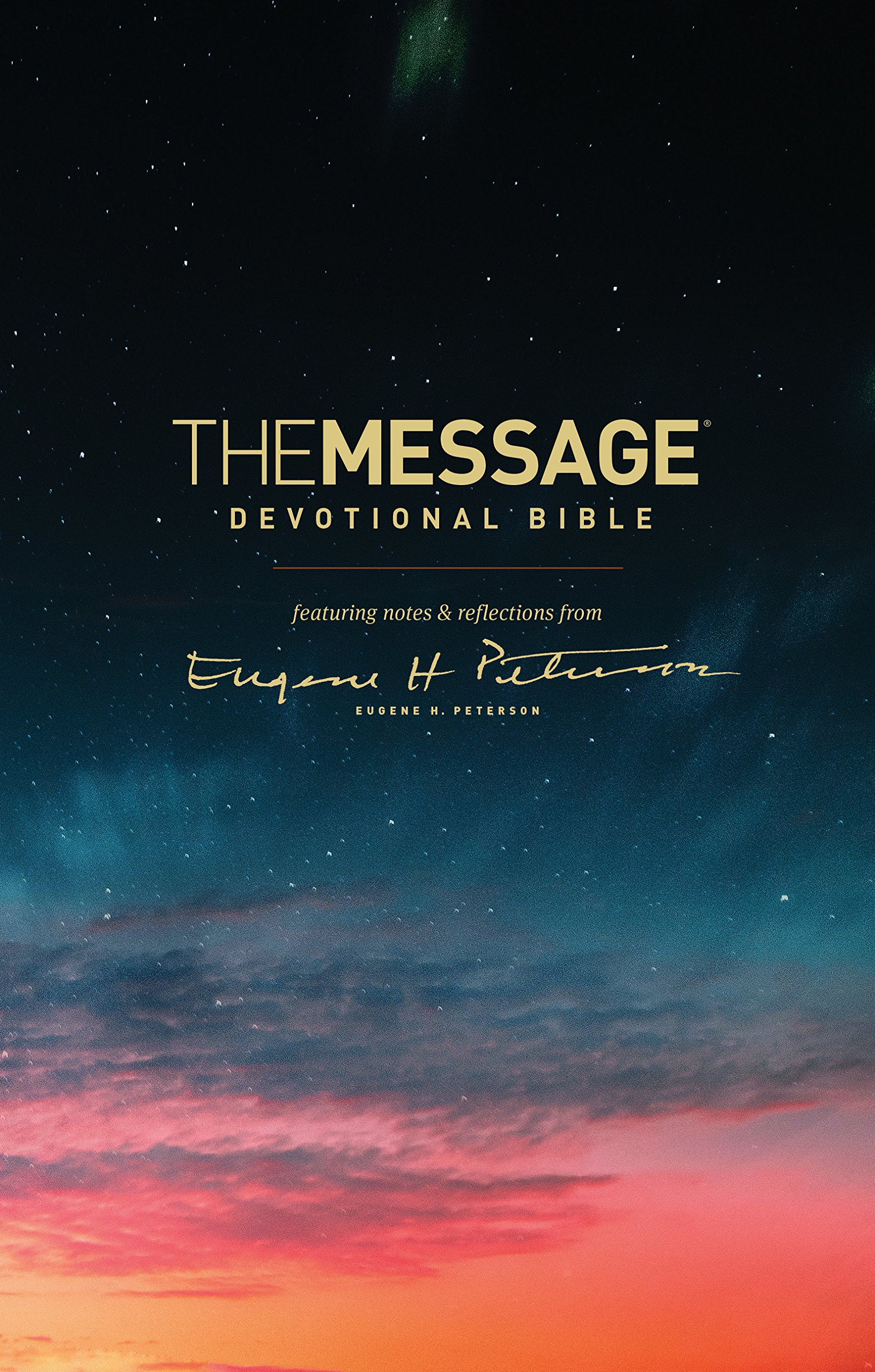 THE MESSAGE DEVOTIONAL BIBLE HB