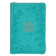 KJV LARGE PRINT THINLINE BIBLE TEAL