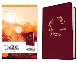 MESSAGE DELUXE GIFT BIBLE LARGE PRINT MESSAGE DELUXE GIFT BIBLE LARGE PRINT
