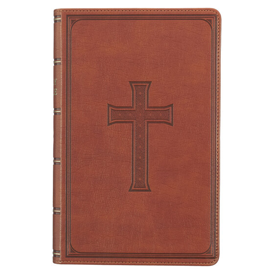KJV GIANT PRINT BIBLES HONEY BROWN