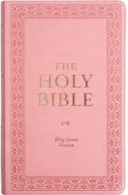 KJV GIANT PRINT BIBLES SUNRISE PINK