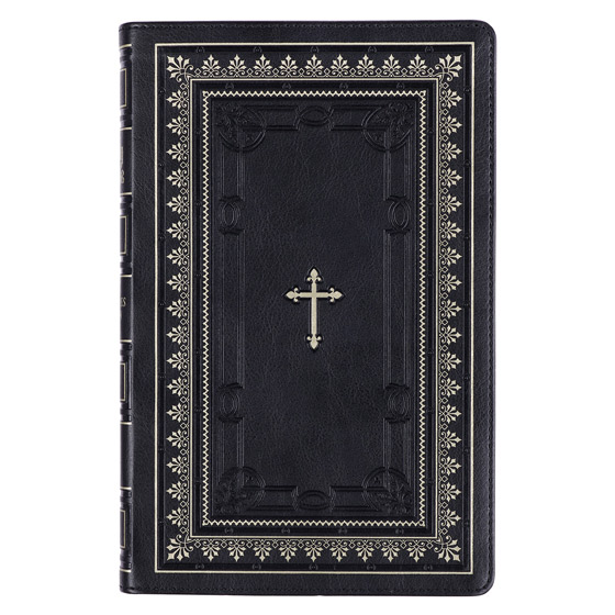 KJV DELUXE GIFT BIBLE BLACK CROSS