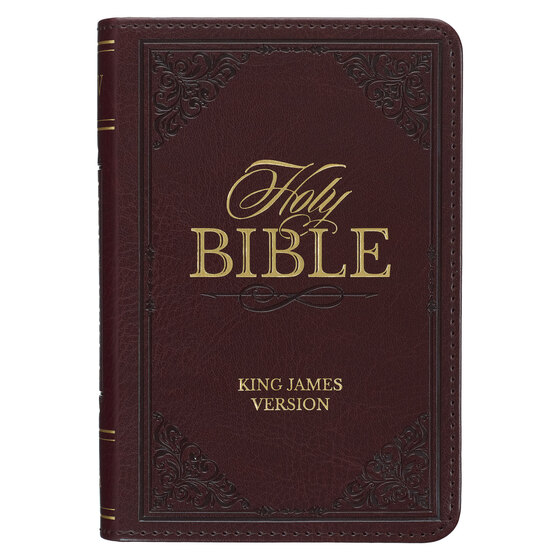KJV MINI BIBLE BURGUNDY