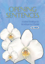 OPENING SENTENCES SA MEN