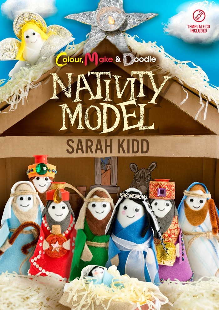 COLOUR MAKE AND DOODLE NATIVITY MODEL