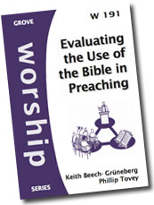 W191 EVALUATING USE OF BIBLE IN PREACHING