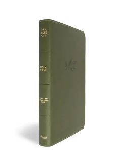 CSB THINLINE ANGLICISED BIBLE OLIVE
