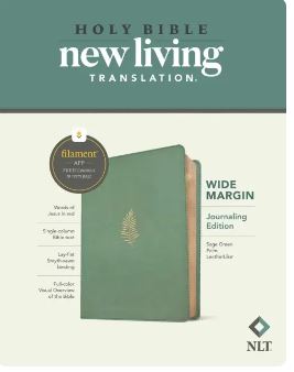 NLT WIDE MARGIN JOURNALING BIBLE GREEN