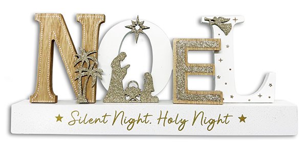 NOEL WOODEN ORNAMENT
