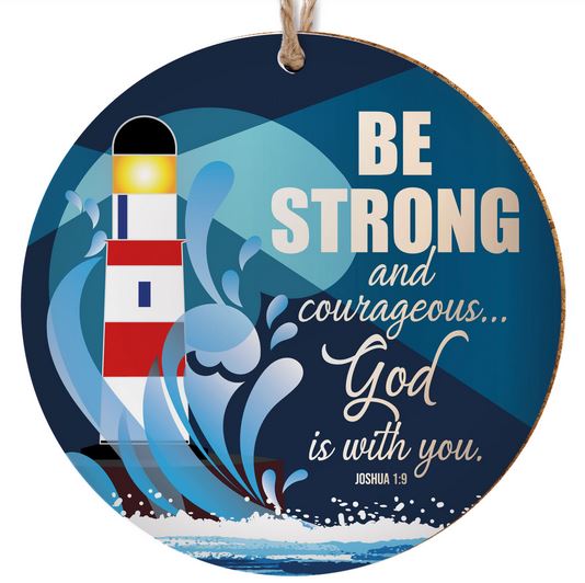 CERAMIC HANGING DECORATION LIGHTHOUSE
