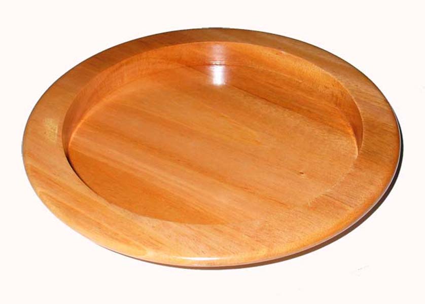 BREAD PLATE 12 INCH NATURAL