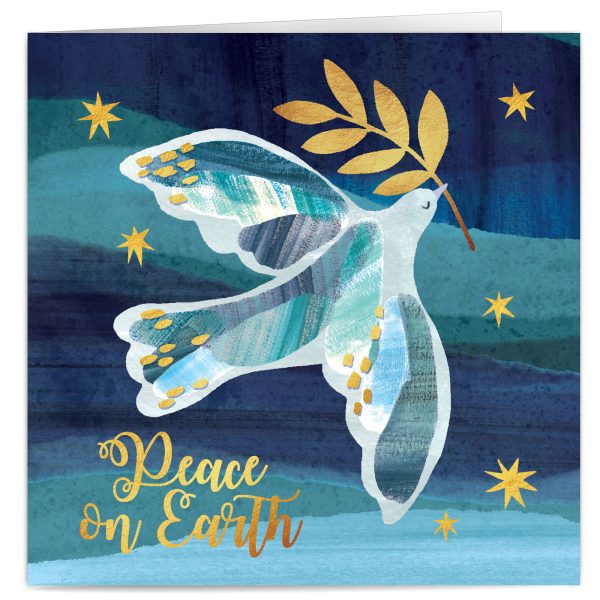 DOVE OF PEACE CHRISTMAS CARD PACK OF 10