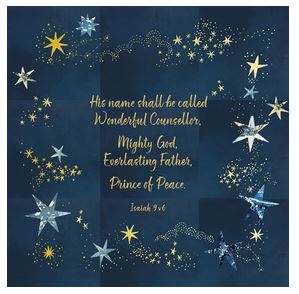 HIS NAME SHALL BE CALLED GREETINGS CARD PACK OF 10