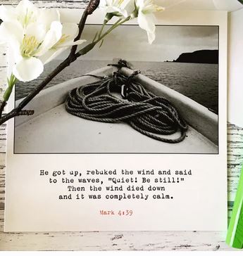 BE STILL GREETING CARD 