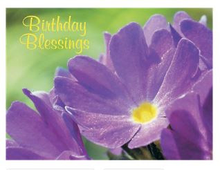 BIRTHDAY BLESSINGS GREETINGS CARD
