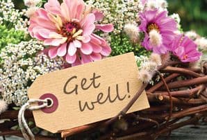 GET WELL CARD GOD'S COMFORT