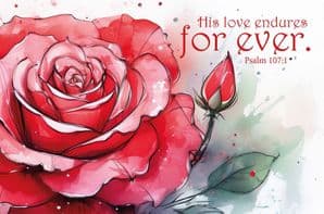 HIS LOVE BLANK CARD