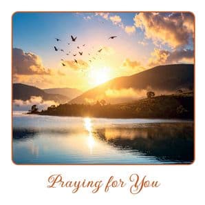 PRAYING FOR YOU GREETINGS CARD