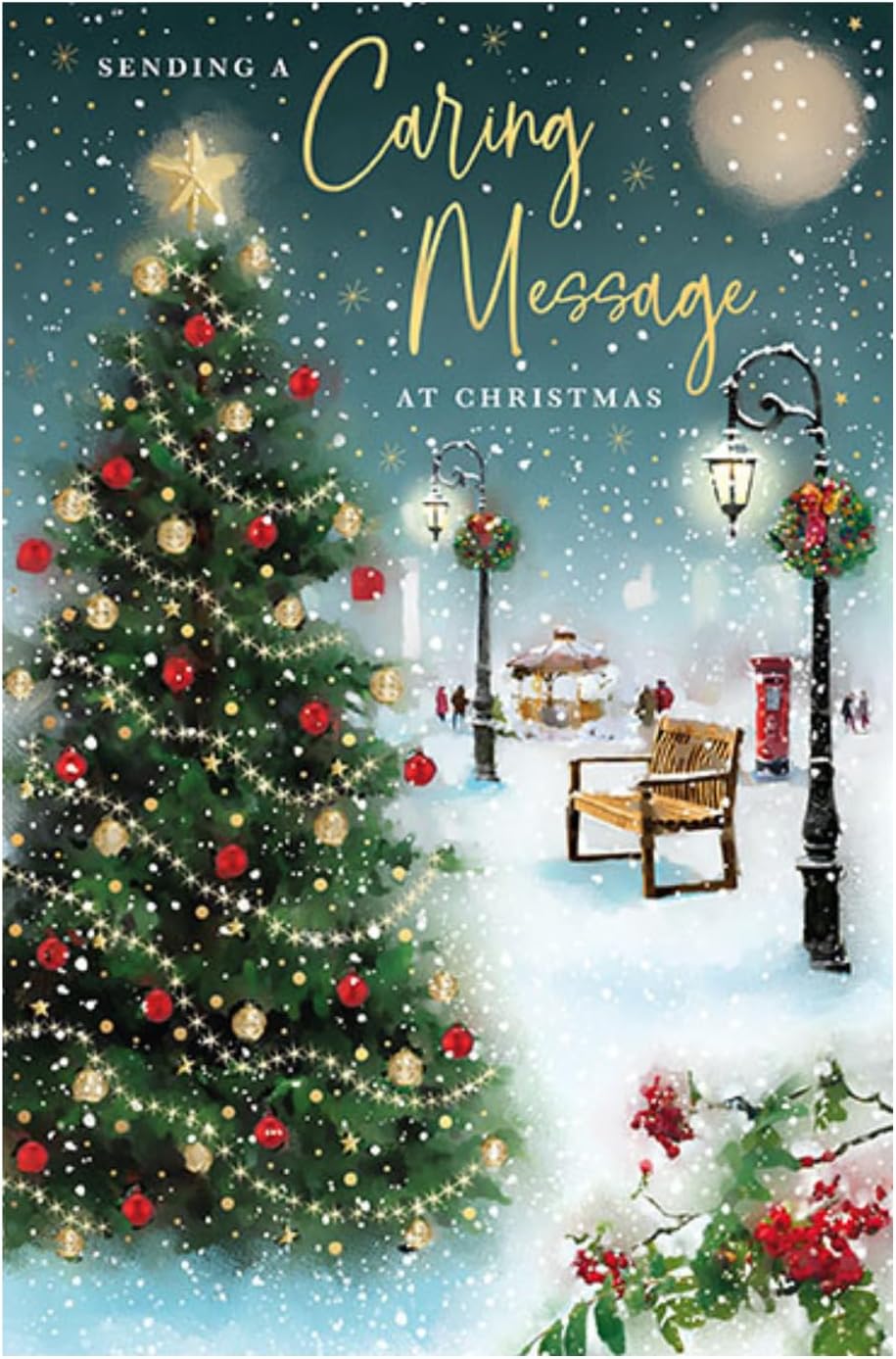 CARING MESSAGE CHRISTMAS CARD
