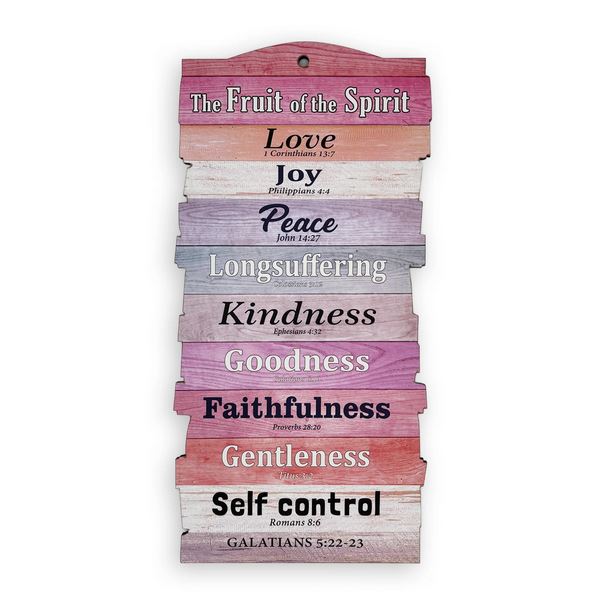 STACKED PLAQUE FRUIT OF THE SPIRIT