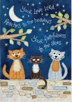 YOUR LOVE LORD REACHES TO THE HEAVENS HANNAH DUNNETT PRINT