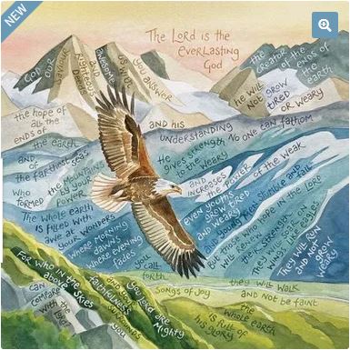 HANNAH DUNNETT WINGS LIKE EAGLES CARD 