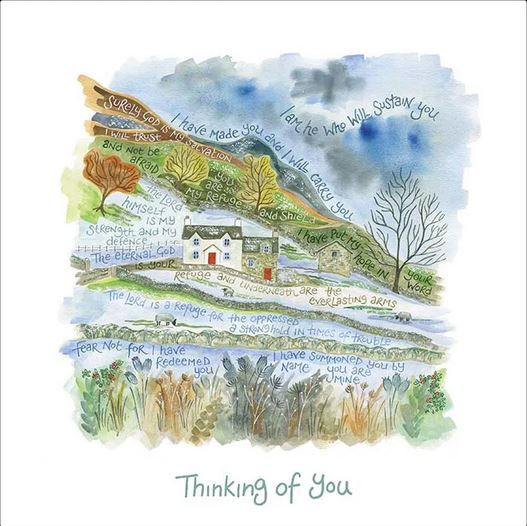 HANNAH DUNNETT THINKING OF YOU HILLSIDE CARD