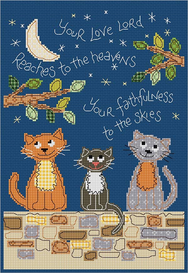 HANNAH DUNNET CROSS STITCH PATTERN YOUR LOVE LORD REACHES TO THE HEAVENS HANNAH DUNNET CROSS STITCH PATTERN YOUR LOVE LORD REACHES TO THE HEAVENS