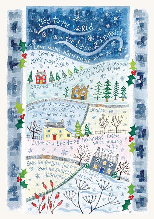 HANNAH DUNNETT LIGHT AND LIFE CHRISTMAS CARD