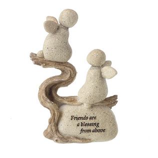 FRIENDS ARE A BLESSING FIGURINE