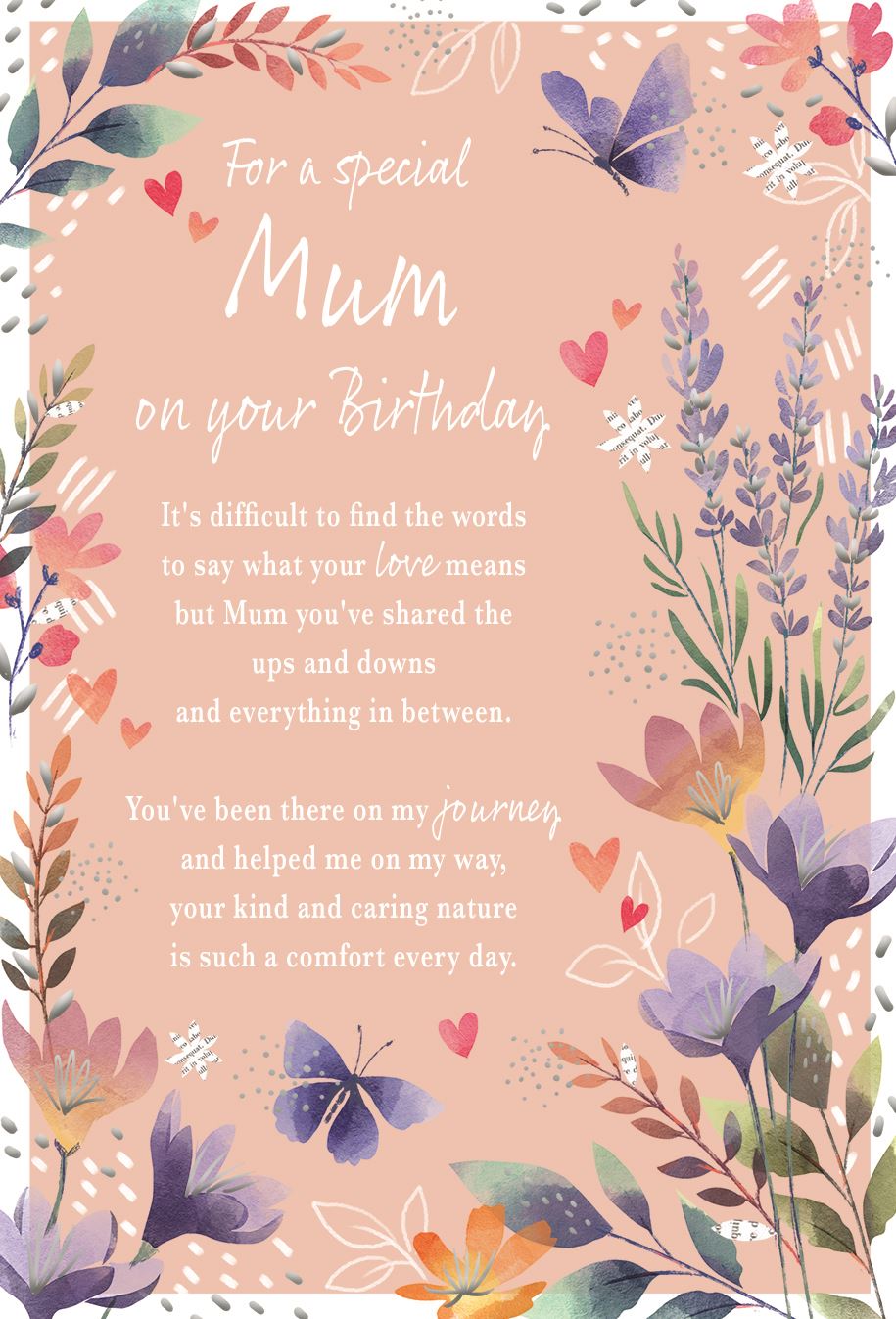 FOR A SPECIAL MUM BIRTHDAY CARD