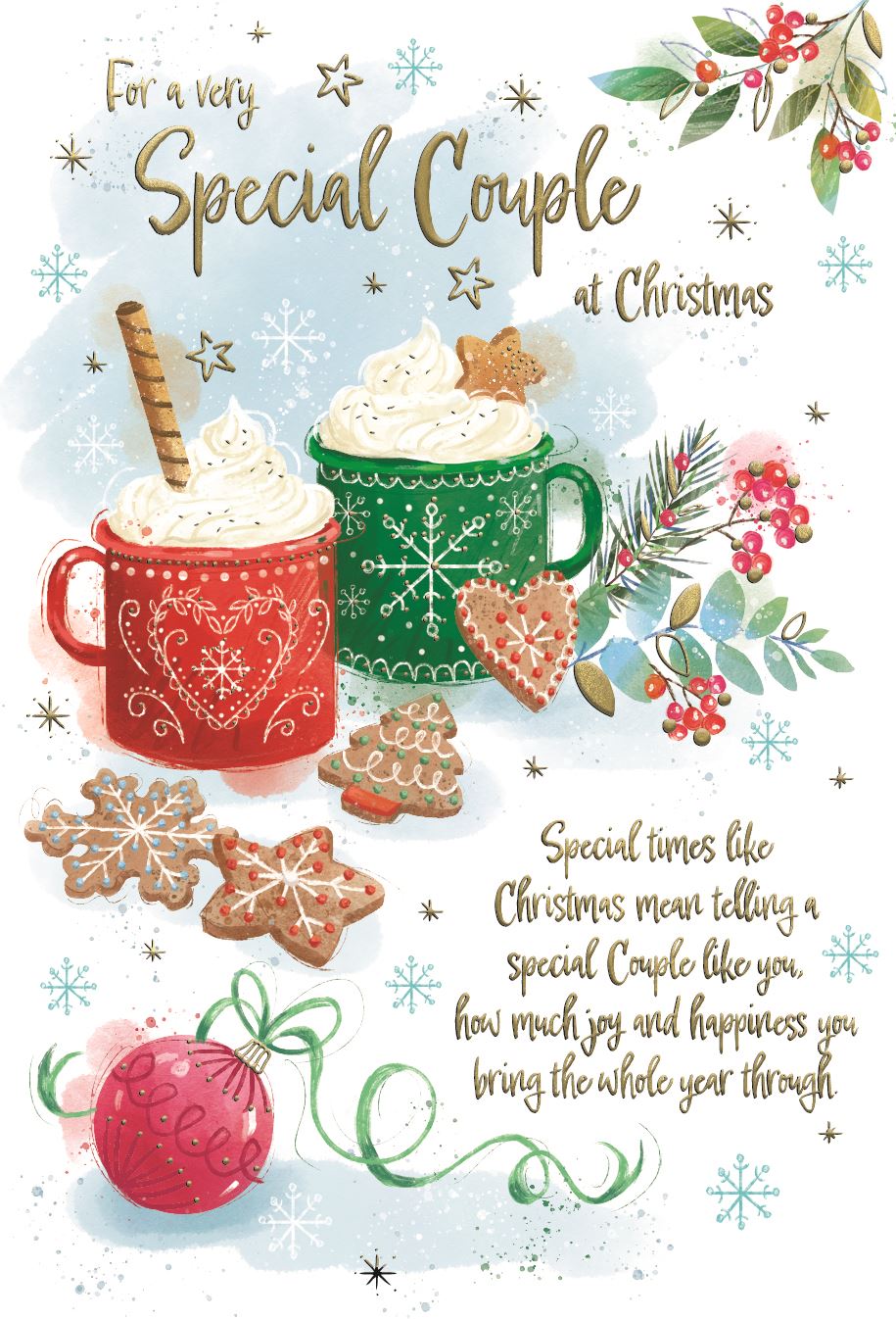 SPECIAL COUPLE CHRISTMAS CARD