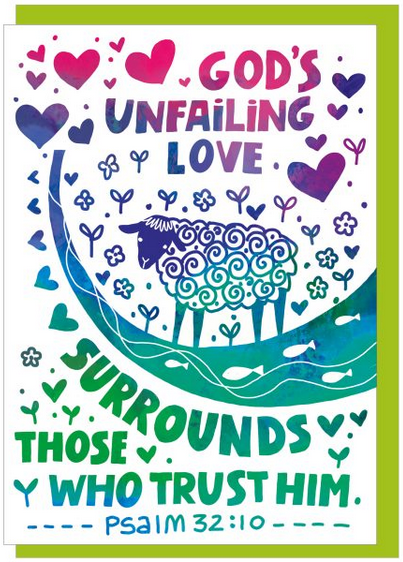 TRUST HIM ENCOURAGEMENT GREETINGS CARD