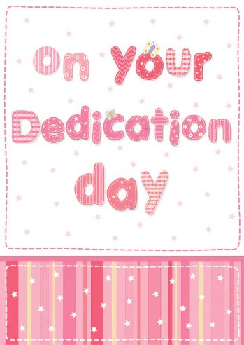 DEDICATION CARD