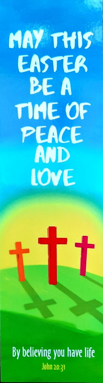 TIME OF PEACE EASTER BOOKMARK