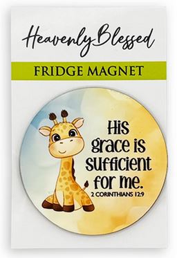 HIS GRACE IS SUFFICIENT FOR ME FRIDGE MAGNET