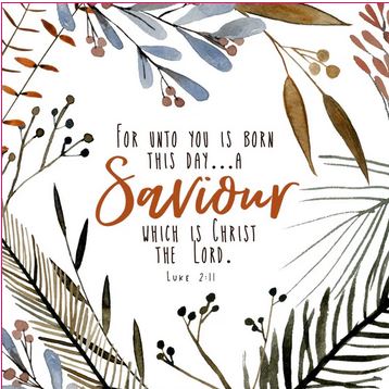 A SAVIOUR IS BORN CHRISTMAS CARD 